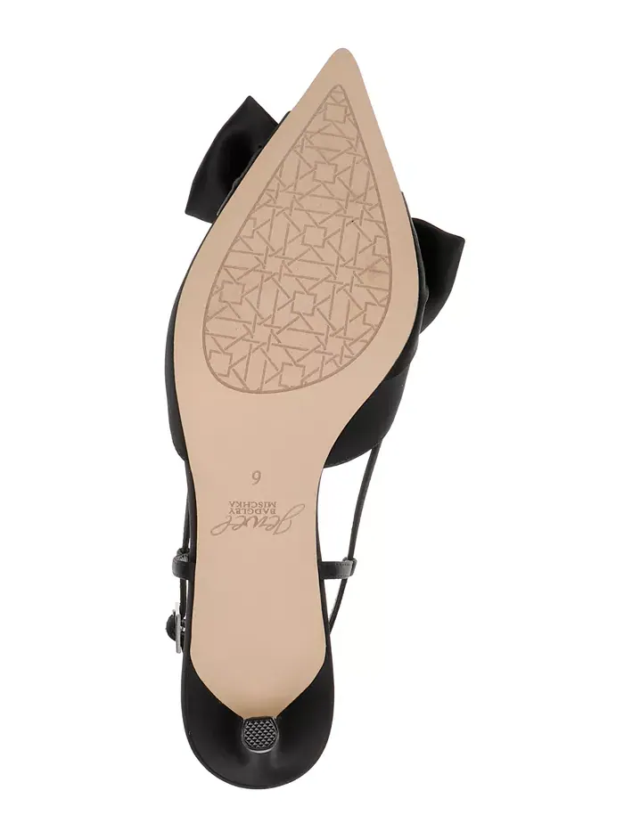 Женские туфли Shoshana Slingback Jewel Badgley Mischka — изображение 6 из 11, черный
