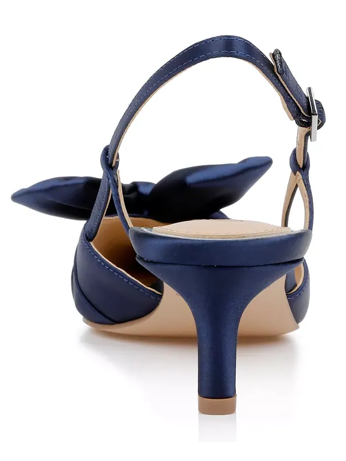 Женские туфли Shoshana Slingback Jewel Badgley Mischka — изображение 8 из 11, черный