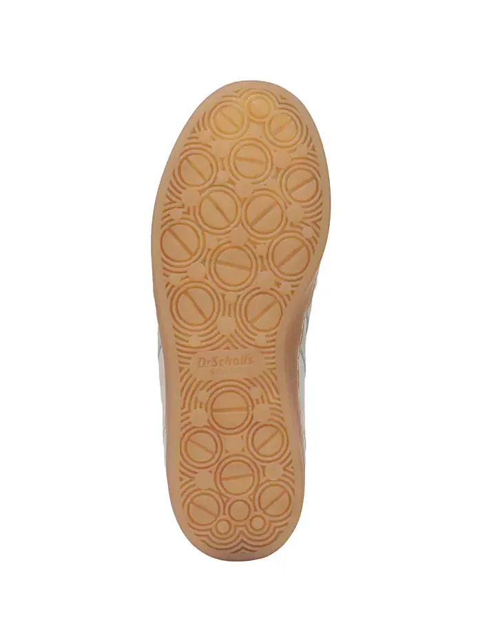 Женские кроссовки Rebel Sport на шнуровке Dr. Scholl's — изображение 5 из 5, белый/золотистый