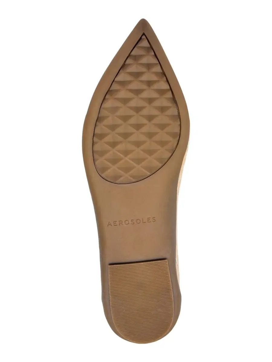 Женские балетки Dala без шнурков Aerosoles — изображение 5 из 6, бежевый