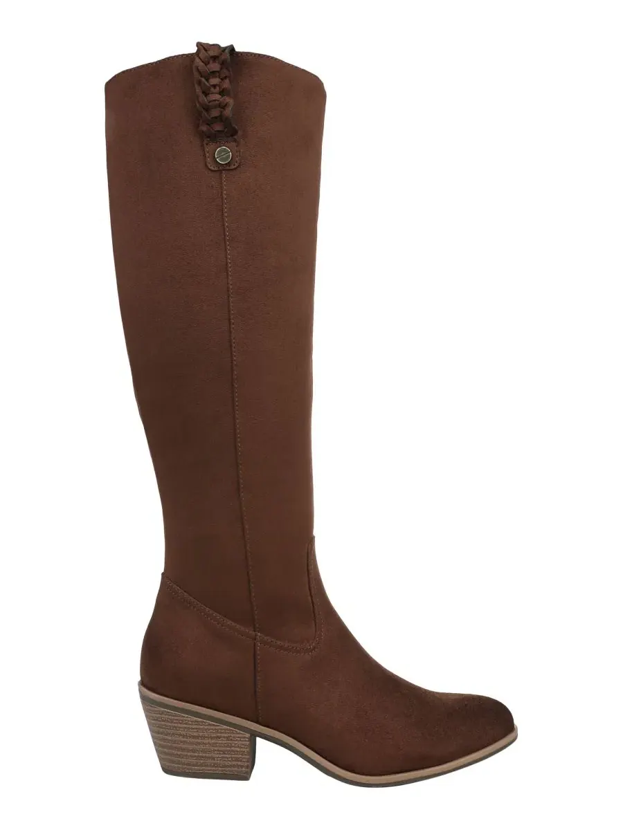 Женские сапоги с молнией Calista Zip Tall Boots Dr. Scholl's — изображение 2 из 5, коричневый