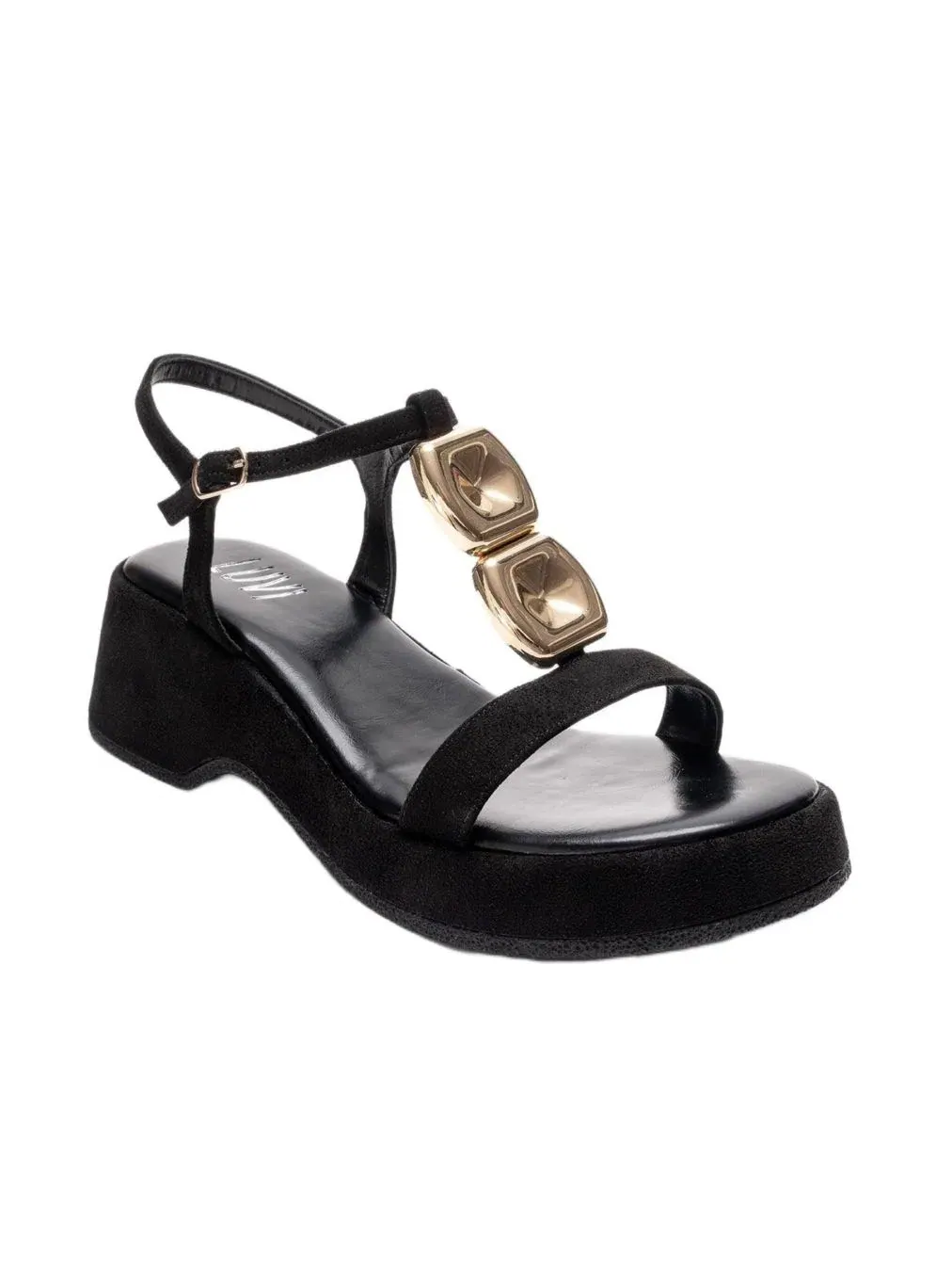 Босоножки на платформе с регулируемым ремешком, модель Matt Prologue Shoes — изображение 1 из 6, черный