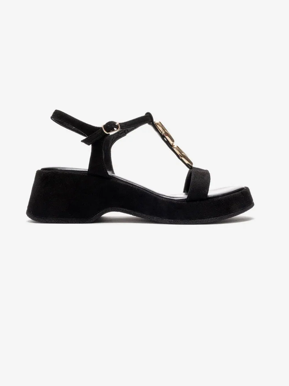Босоножки на платформе с регулируемым ремешком, модель Matt Prologue Shoes — изображение 2 из 6, черный