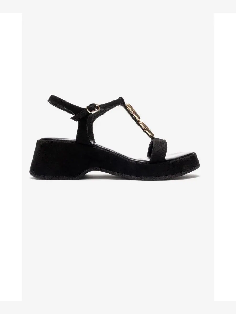 Босоножки на платформе с регулируемым ремешком, модель Matt Prologue Shoes — изображение 6 из 6, черный