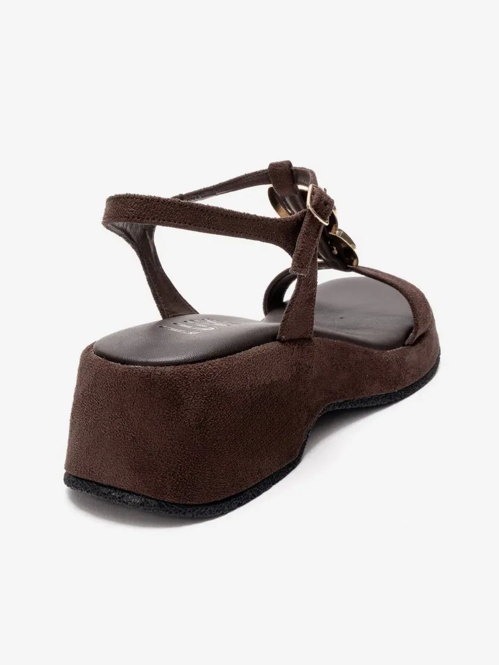 Босоножки на платформе с регулируемым ремешком Matt Platform Sandal Prologue Shoes — изображение 3 из 6, коричневый