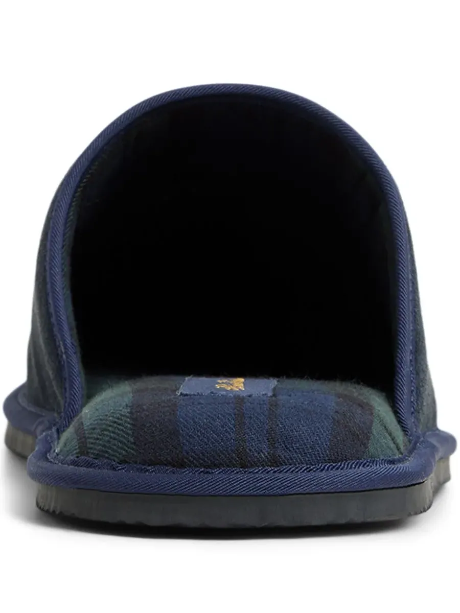 Мужские замшевые тапочки Brooks Brothers — изображение 3 из 5, зеленый