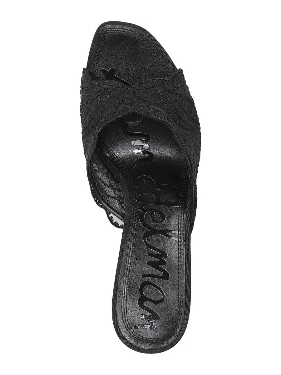 Женские сандалии-шлепанцы Iva Sam Edelman — изображение 4 из 5, черный