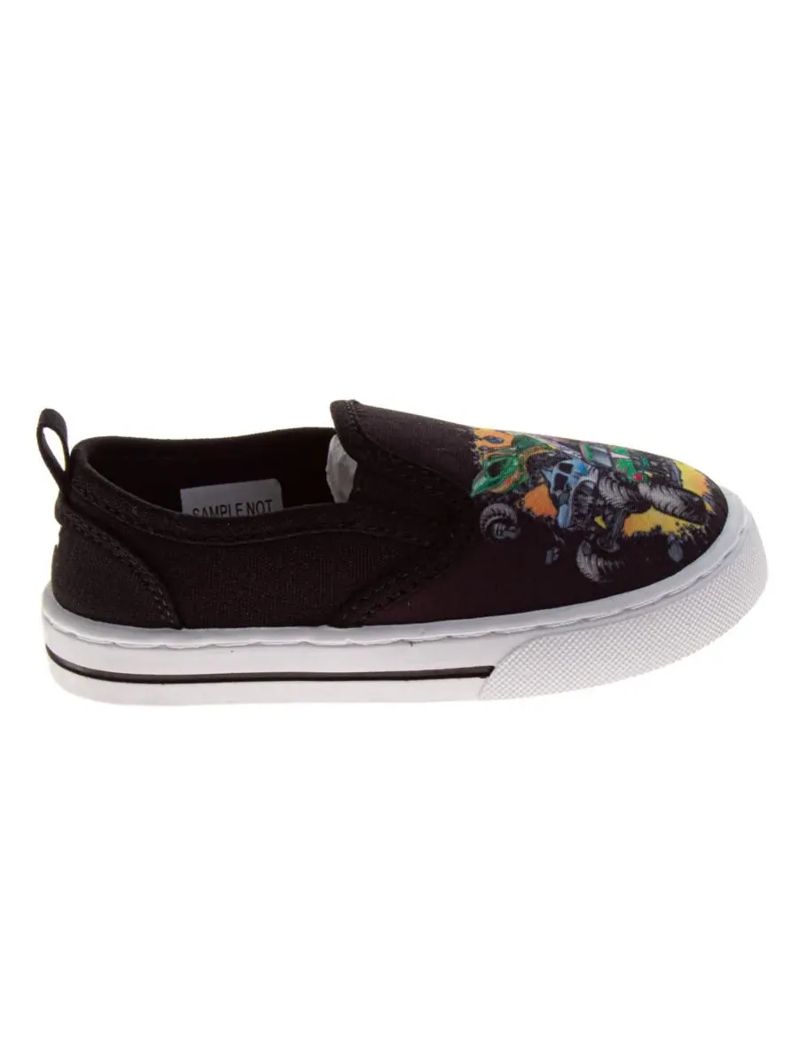 Big Boys Monster Truck Slip On Monster Jam — изображение 2 из 3, черный