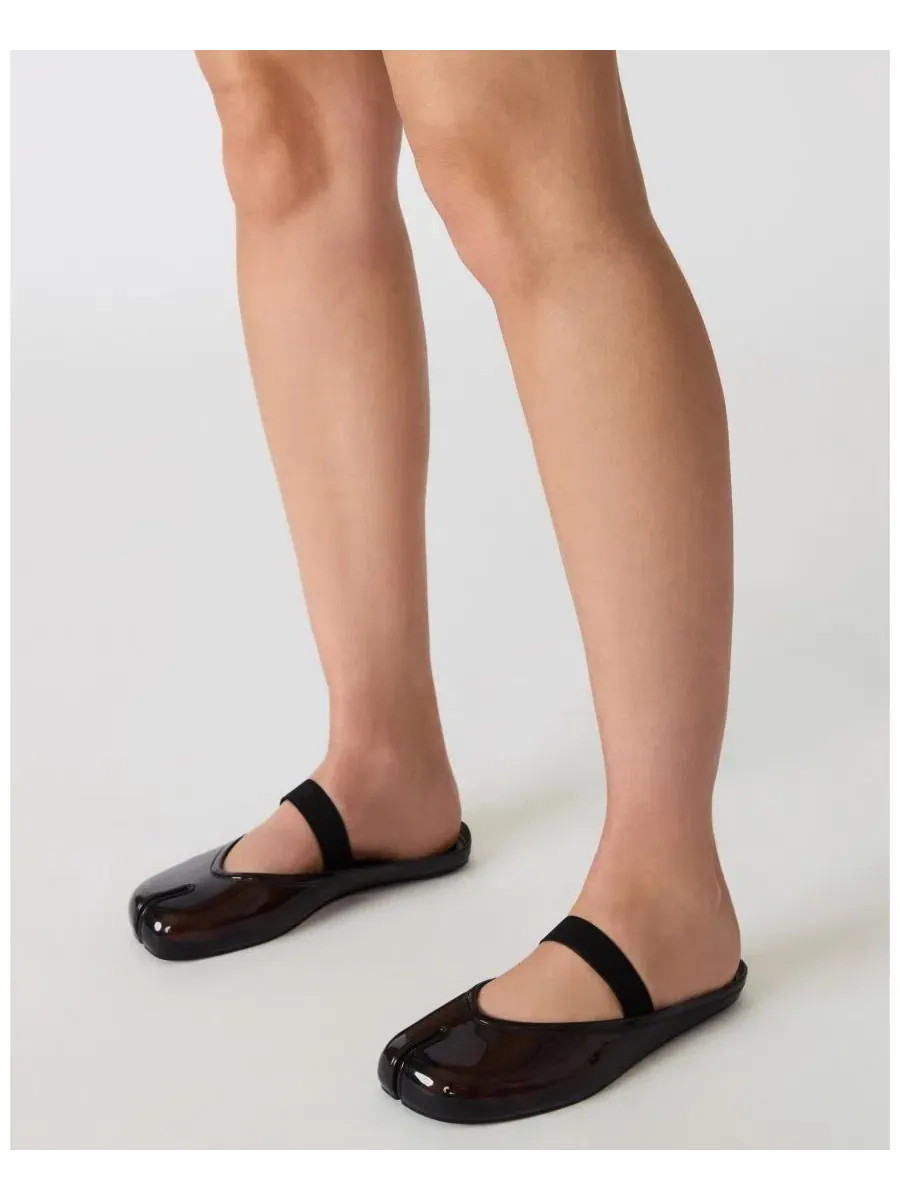 Женские балетки Cova Jelly Split Toe Mule Flats Steve Madden — изображение 3 из 7, черный