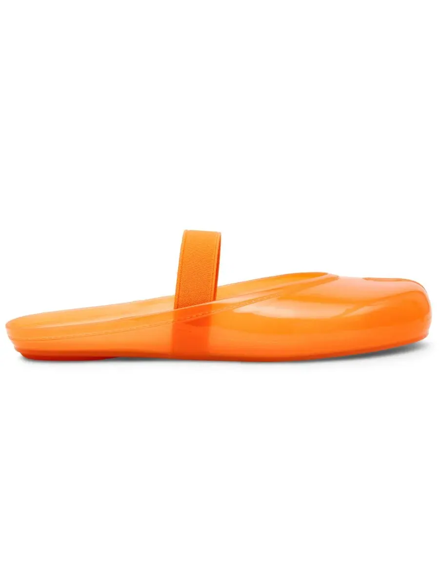 Женские балетки Cova Jelly Split Toe Mule Flats Steve Madden — изображение 2 из 7, оранжевый