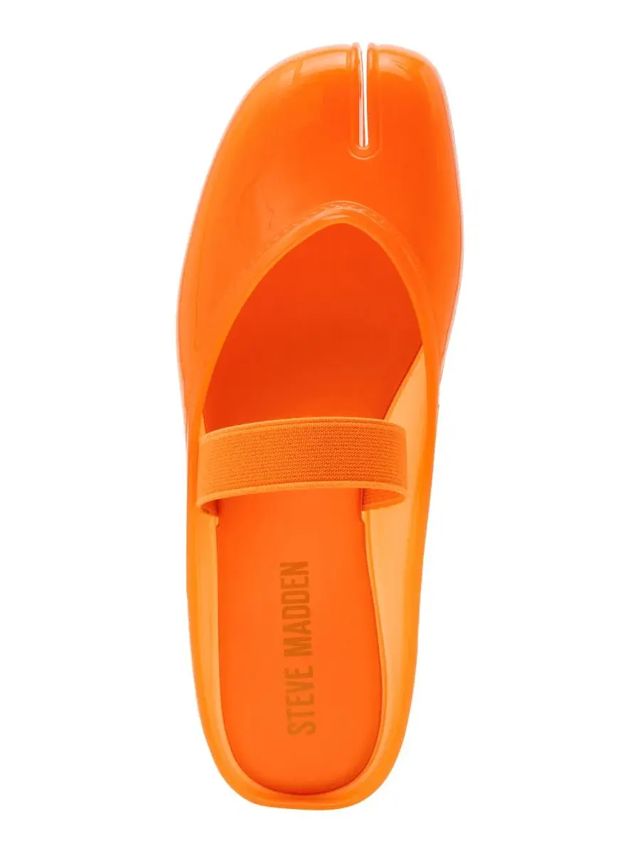 Женские балетки Cova Jelly Split Toe Mule Flats Steve Madden — изображение 5 из 7, оранжевый