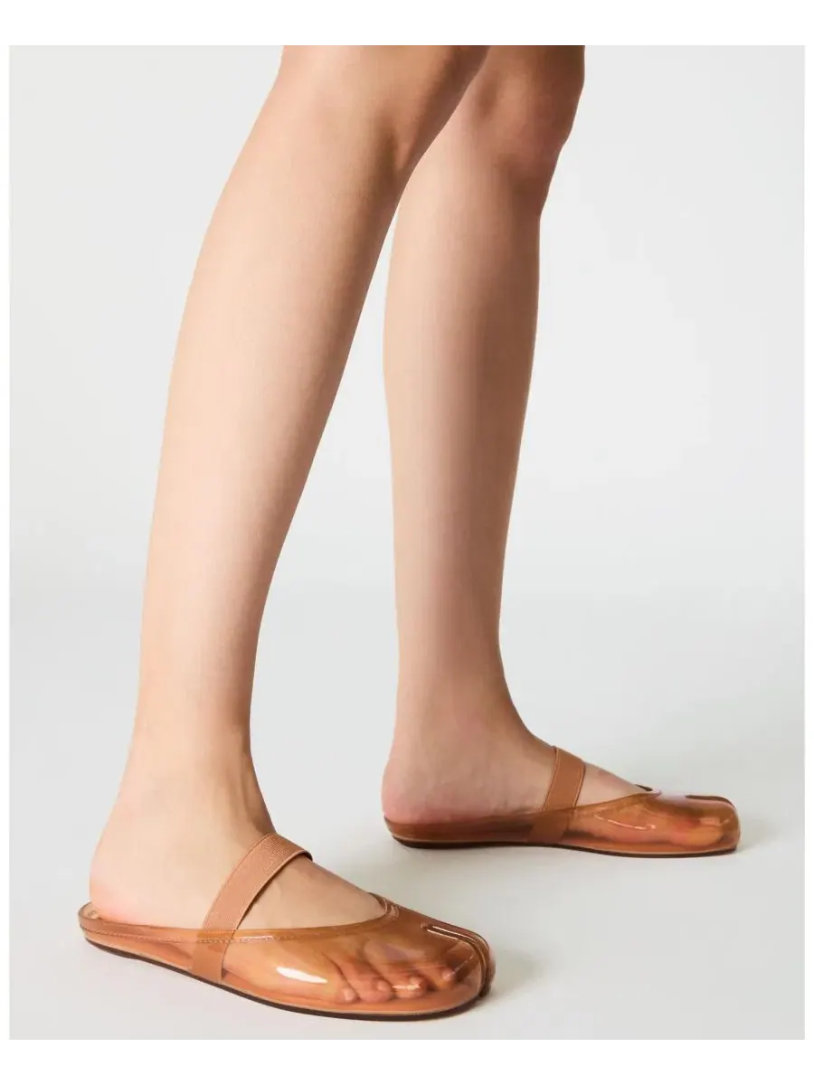 Женские балетки Cova Jelly Split Toe Mule Flats Steve Madden — изображение 3 из 7, пудровый розовый