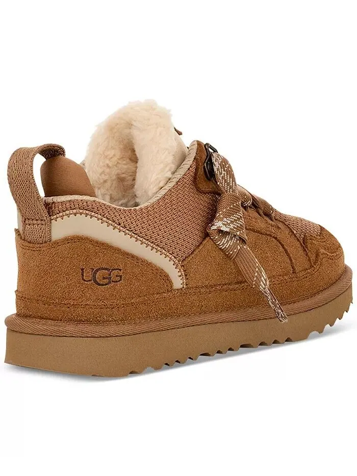Детские уютные кроссовки на шнуровке Lowmel Ugg — изображение 3 из 7, бежевый