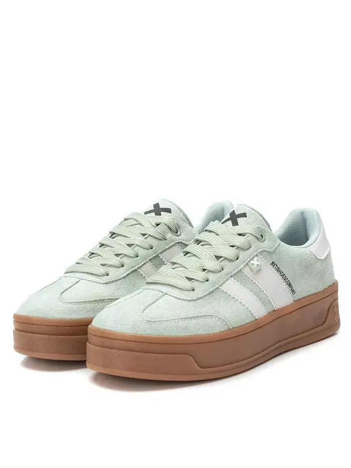 Женские повседневные замшевые кроссовки от XTI — изображение 4 из 5, голубой