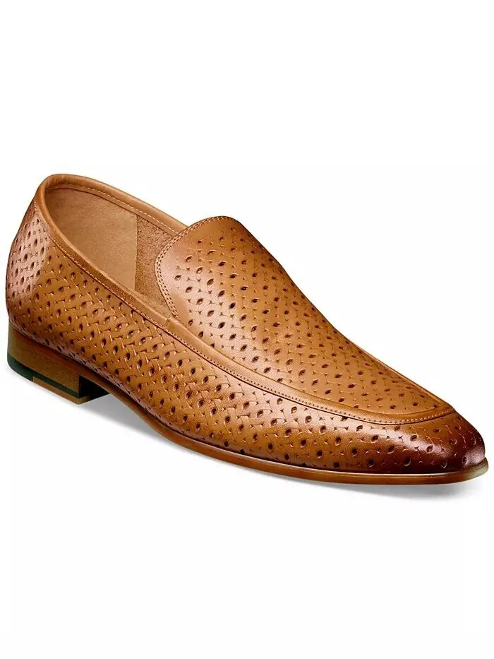 Мужские перфорированные мокасины Winden Slip-On Stacy Adams — изображение 1 из 10, прозрачный