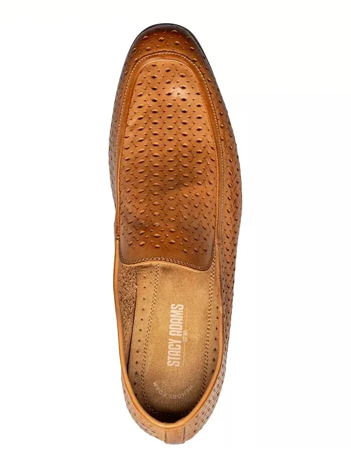 Мужские перфорированные мокасины Winden Slip-On Stacy Adams — изображение 6 из 10, прозрачный