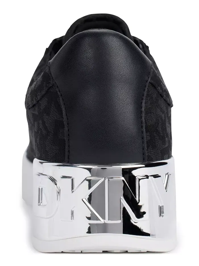 Женские кроссовки Maben на шнуровке DKNY — изображение 3 из 5, черный