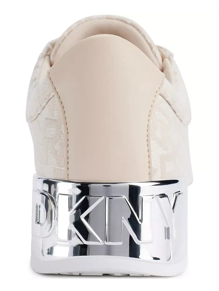Женские кроссовки Maben на шнуровке DKNY — изображение 3 из 5, конопляный