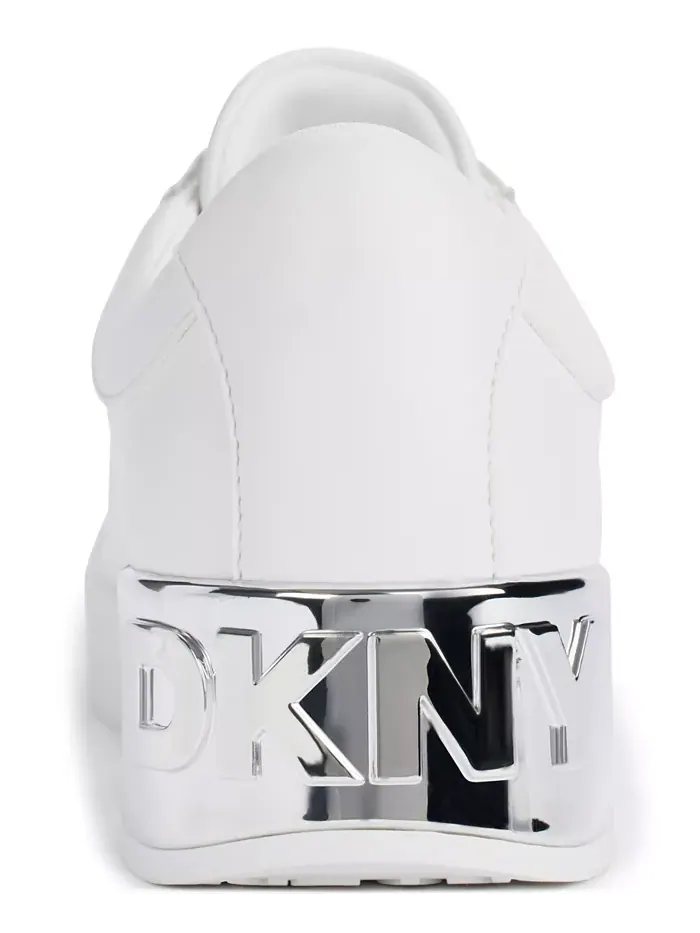Женские кроссовки Maben на шнуровке DKNY — изображение 3 из 5, белый