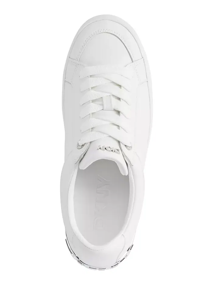 Женские кроссовки Maben на шнуровке DKNY — изображение 4 из 5, белый