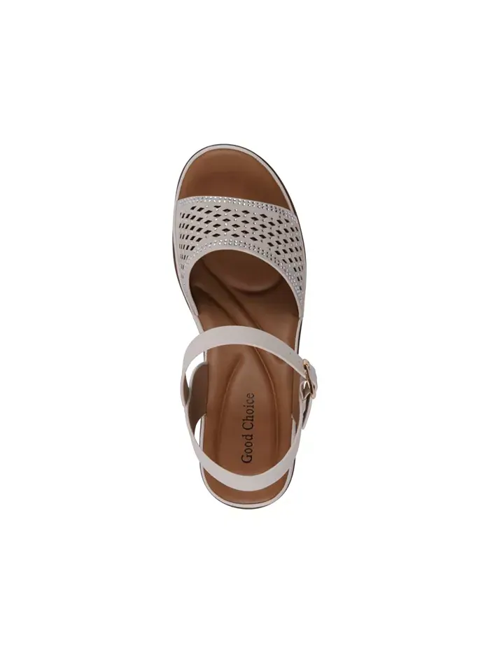 Женские сандалии West на платформе GC Shoes — изображение 4 из 5, белый