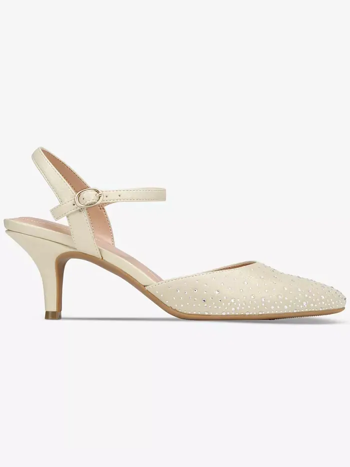 Женские туфли-лодочки Gwenn Evening Shimmer на каблуке Style & Co — изображение 3 из 11, золото