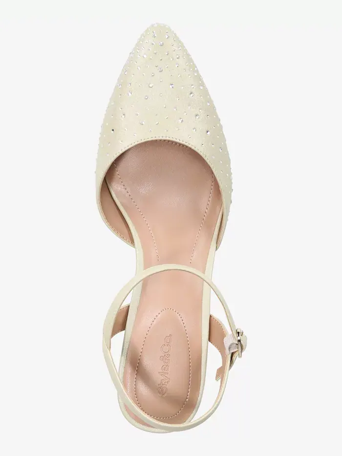Женские туфли-лодочки Gwenn Evening Shimmer на каблуке Style & Co — изображение 4 из 11, золото