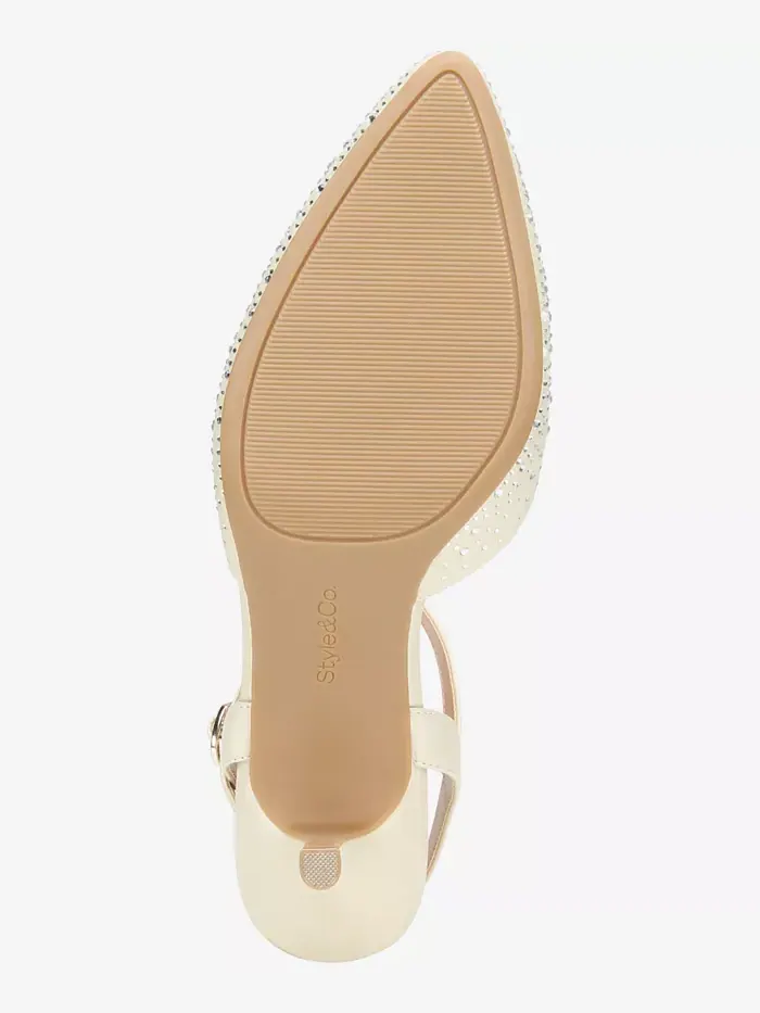Женские туфли-лодочки Gwenn Evening Shimmer на каблуке Style & Co — изображение 5 из 11, золото