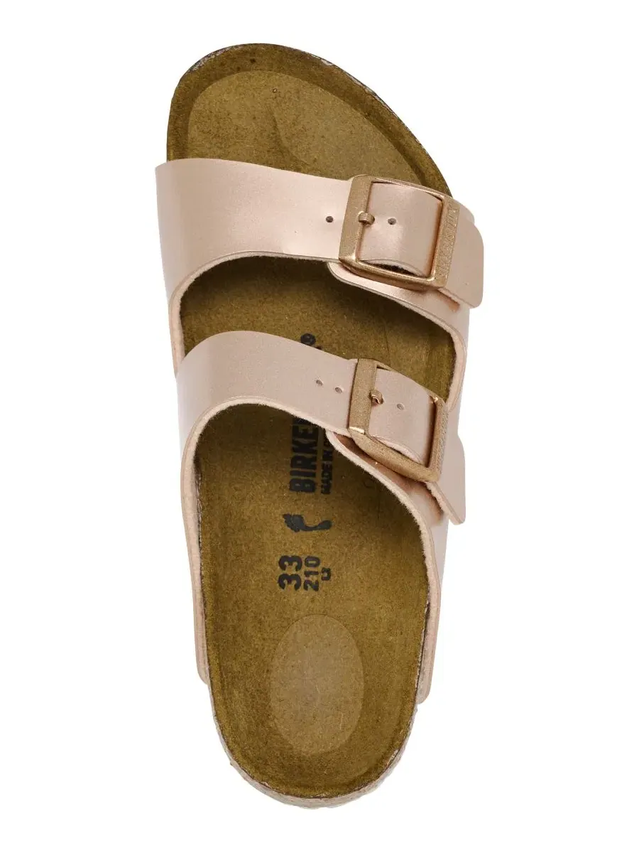 Сандалии Birkenstock Arizona Birko-Flor с двумя ремешками — изображение 4 из 6, медь