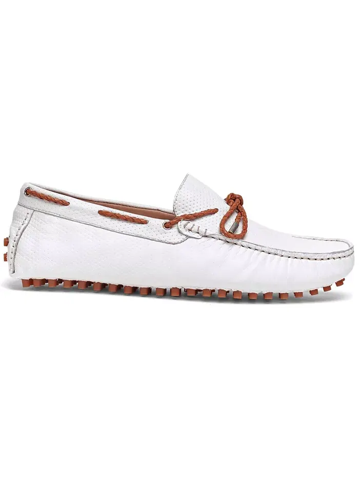 Мокасины Mesa Slip-On Driver Carlos by Carlos Santana — изображение 2 из 5, белый