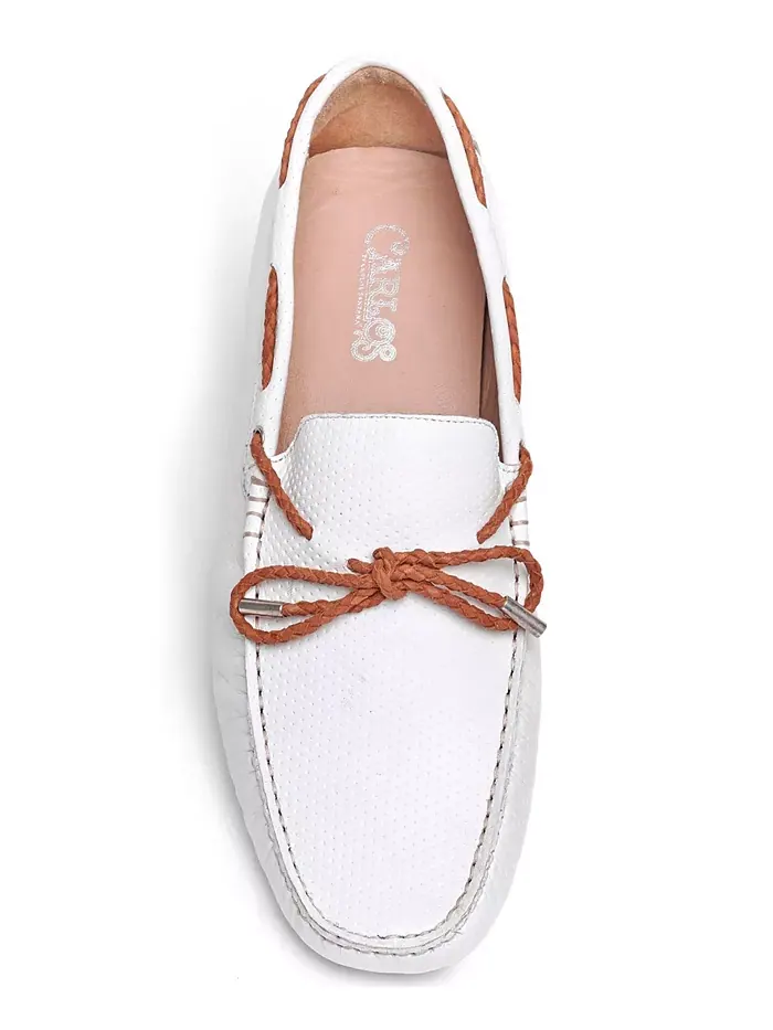Мокасины Mesa Slip-On Driver Carlos by Carlos Santana — изображение 4 из 5, белый