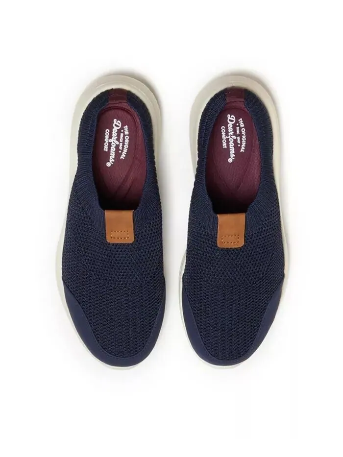 Женские трикотажные сабо без шнуровки Gracie Sport Dearfoams — изображение 4 из 5, темно-синий