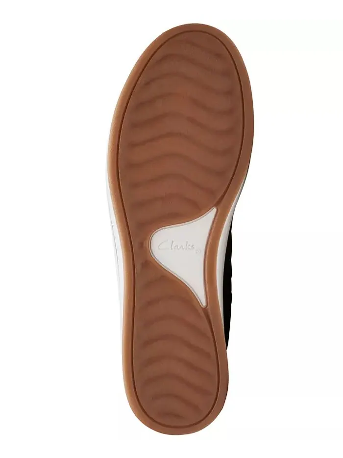 Балетки женские Clarks Cloudsteppers Breeze Roam Perfed — изображение 5 из 5, черный