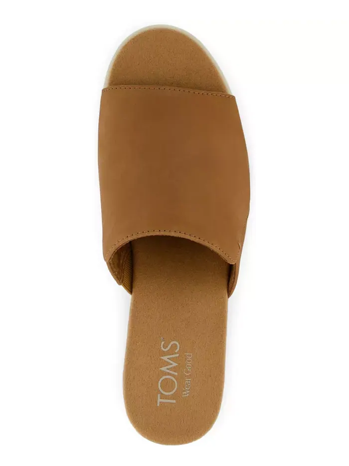 Женские сандалии Diana Slip-On на платформе TOMS — изображение 4 из 5, коричневый