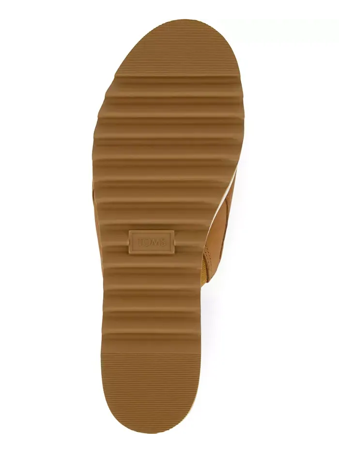 Женские сандалии Diana Slip-On на платформе TOMS — изображение 5 из 5, коричневый