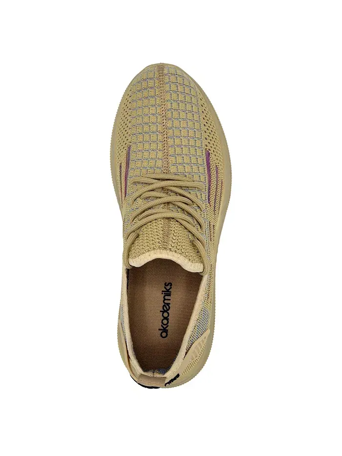 Мужские кроссовки Flux Fashion Akademiks — изображение 6 из 7, бежевый
