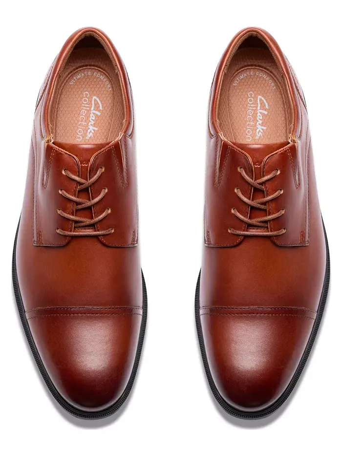 Мужские туфли Clarks Steadwell Cap — изображение 5 из 6, коричневый