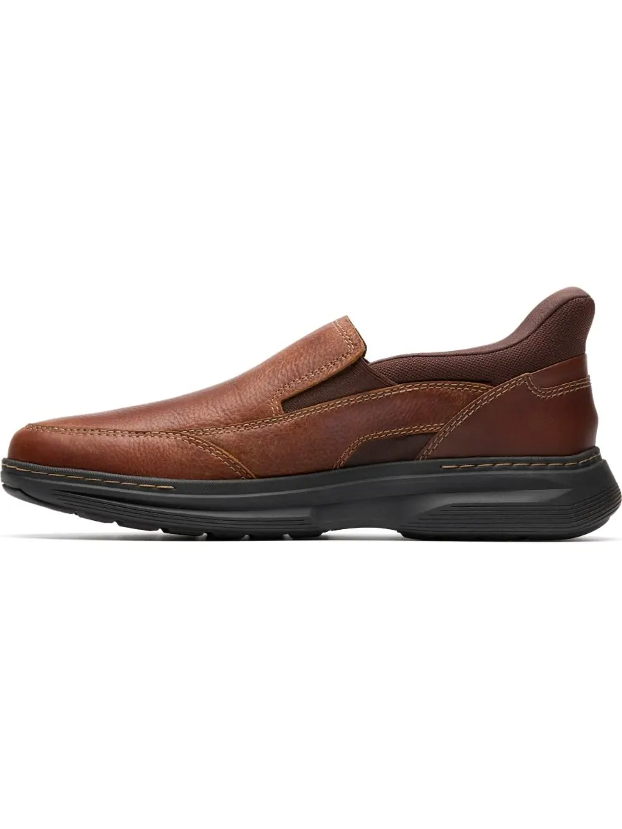 Кроссовки мужские Clarks Craftwell Step Dress Casual Slip On — изображение 2 из 6, коричневый