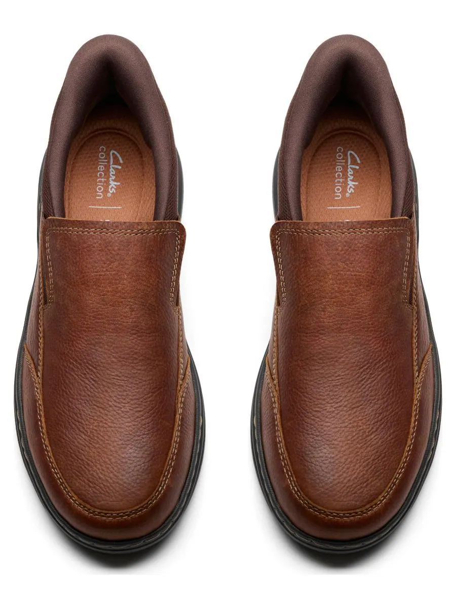 Кроссовки мужские Clarks Craftwell Step Dress Casual Slip On — изображение 4 из 6, коричневый