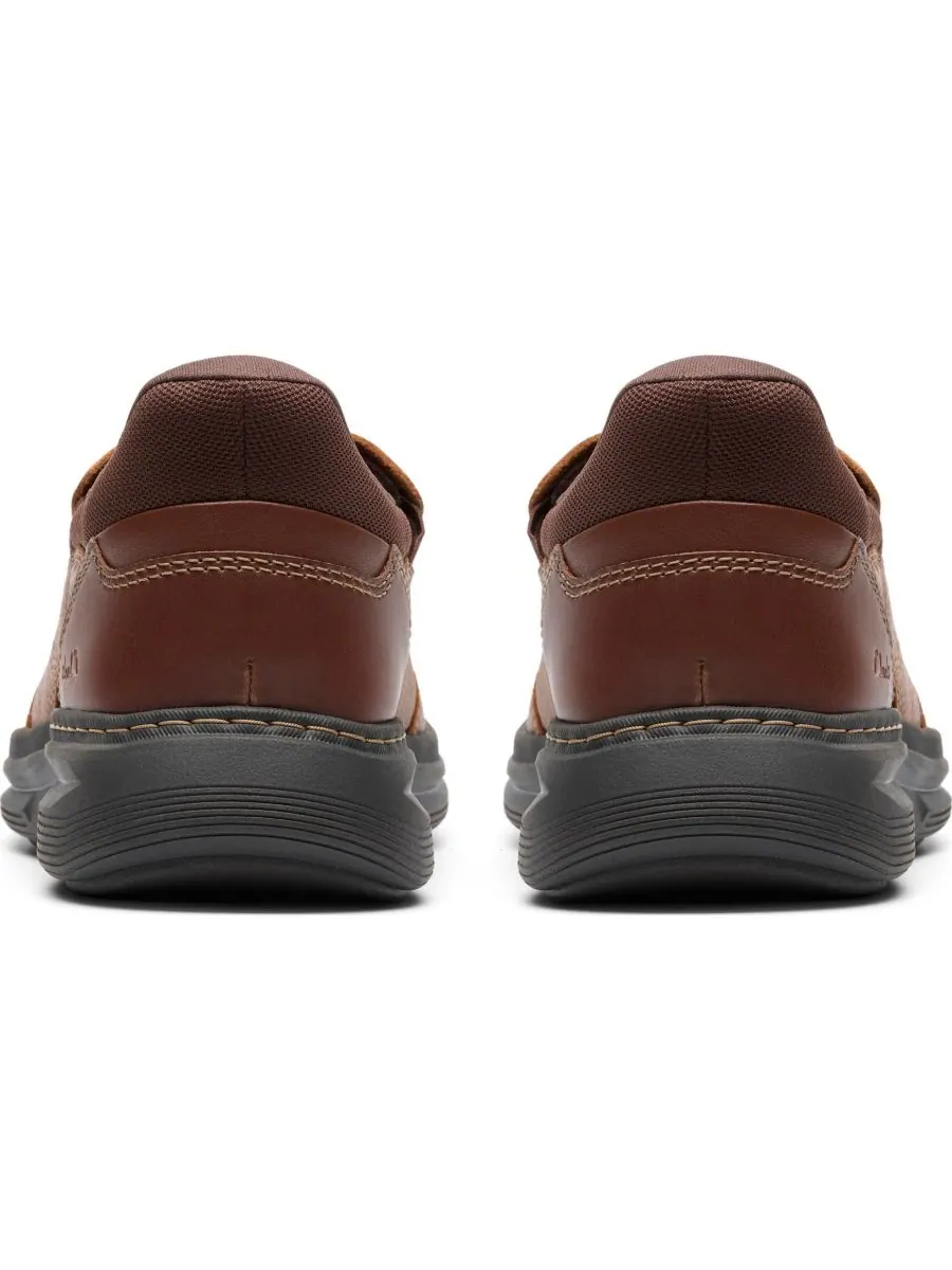 Кроссовки мужские Clarks Craftwell Step Dress Casual Slip On — изображение 5 из 6, коричневый