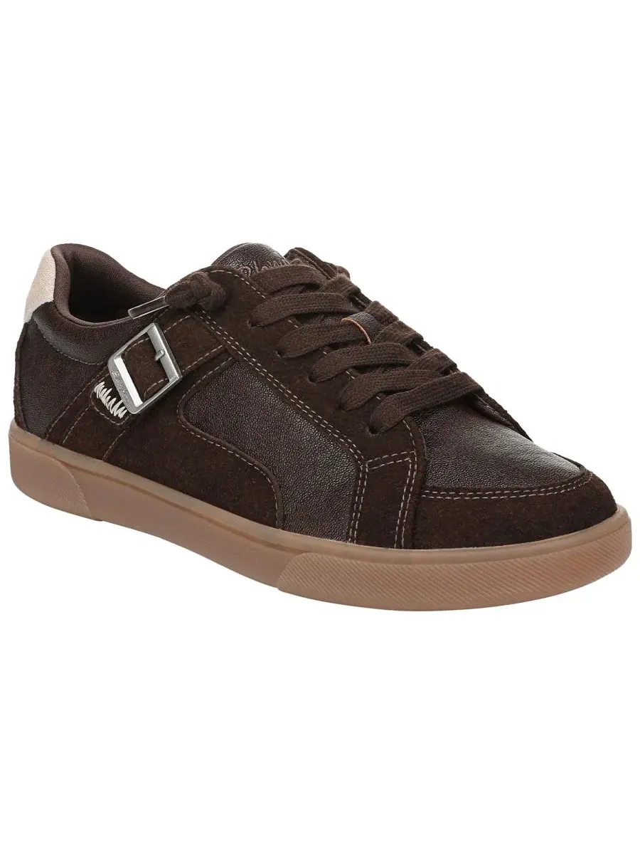 Кроссовки-слипоны Topanga с декоративной фурнитурой Blowfish Malibu, Espresso Faux Suede/Nylon