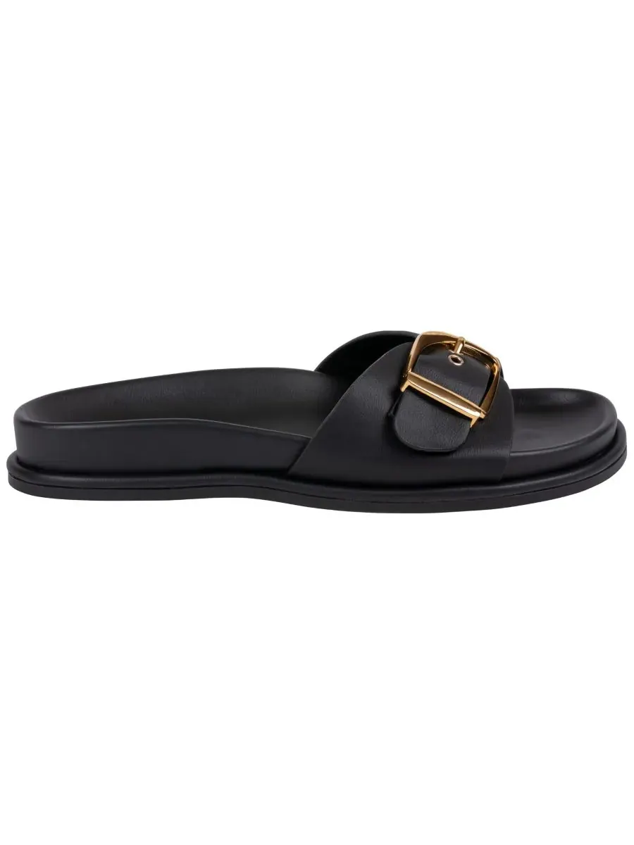 Женские сандалии Basel с пряжкой и стелькой GC Shoes — изображение 2 из 5, черный
