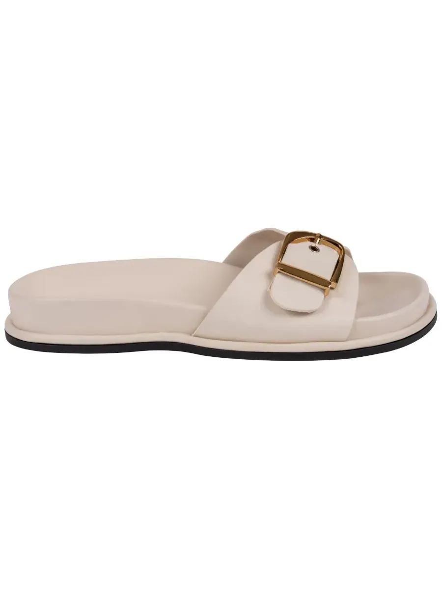 Женские сандалии Basel с пряжкой и стелькой GC Shoes — изображение 2 из 5, белый