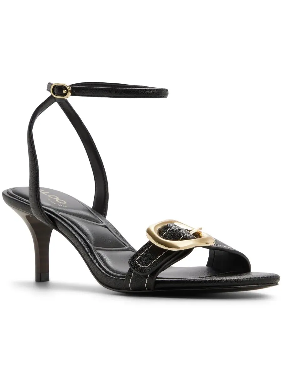 ALDO Женские сандалии Emmarose с запахом на щиколотке — изображение 1 из 6, черный