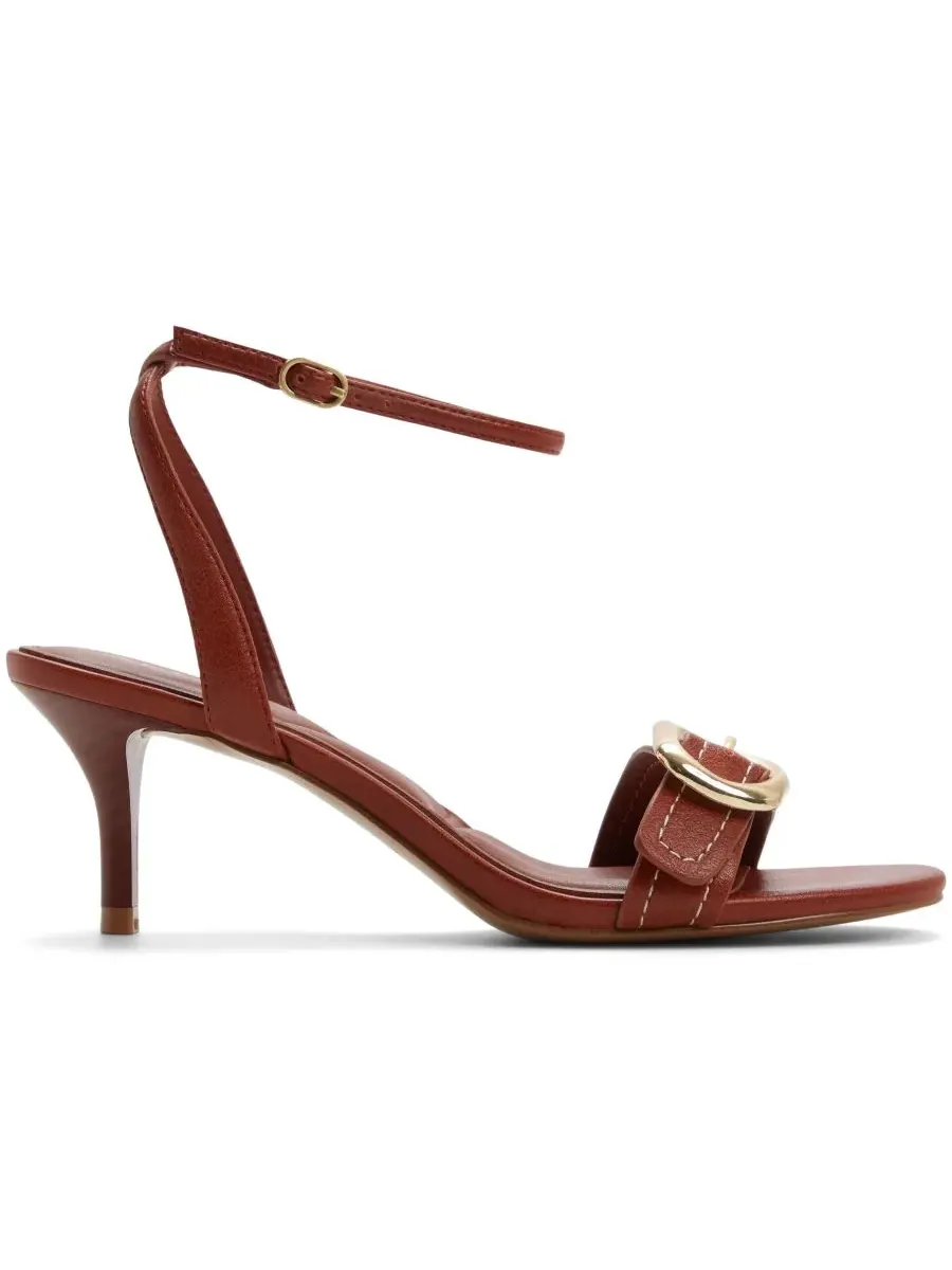 ALDO Женские сандалии Emmarose с запахом на щиколотке — изображение 2 из 6, коньячный