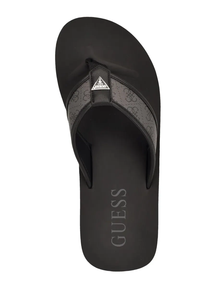 Мужские повседневные шлепанцы Dingle Guess — изображение 4 из 6, темный серый мульти