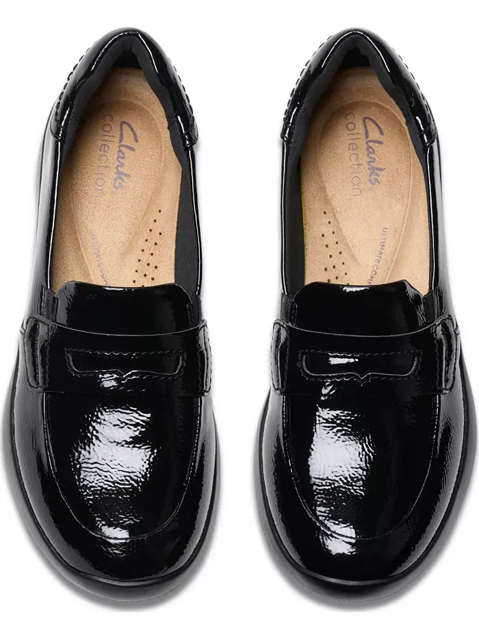 Туфли женские Clarks Ellowyn Penny — изображение 7 из 8, черный