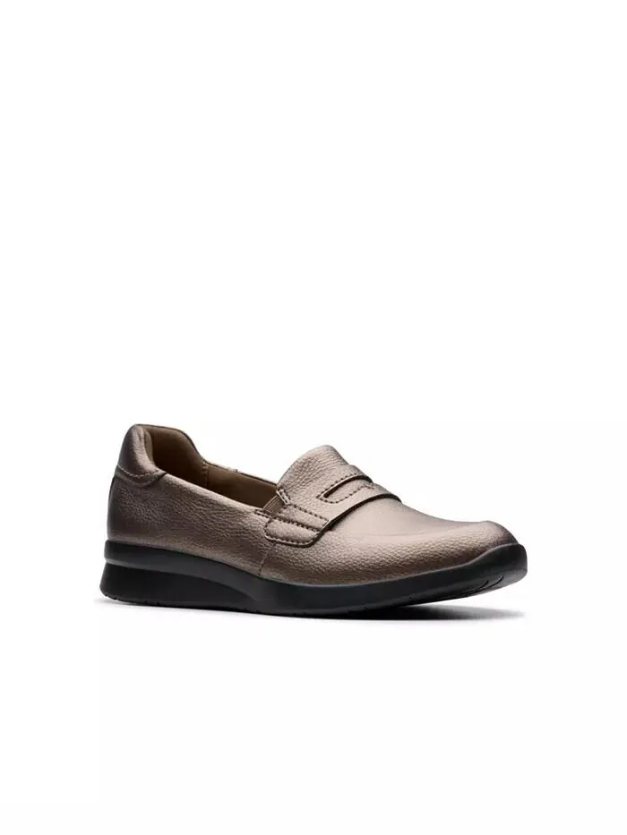 Туфли женские Clarks Ellowyn Penny Коричневые — изображение 1 из 13, золотистый