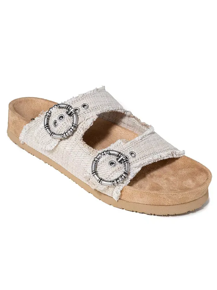 Женские сандалии Georgine на платформе с пряжкой Minnetonka — изображение 1 из 7, бежевый