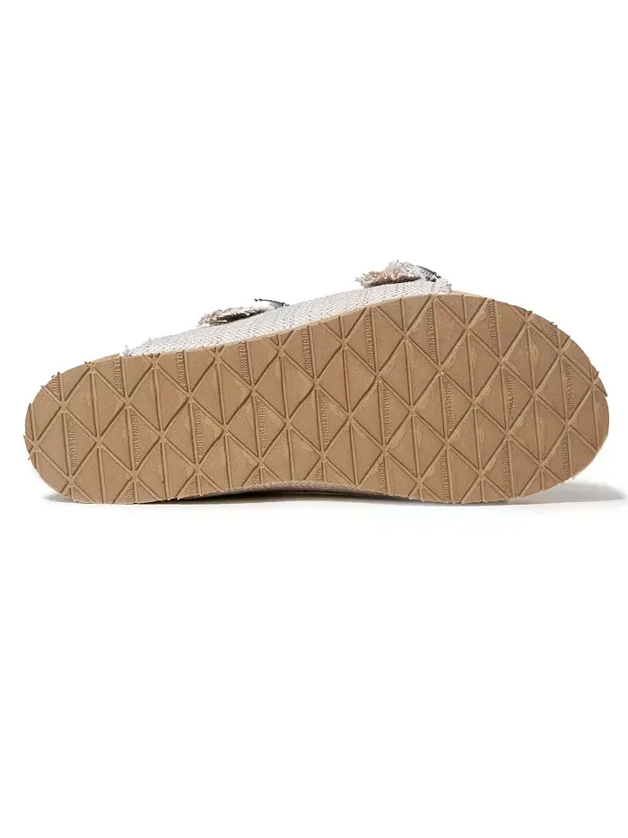 Женские сандалии Georgine на платформе с пряжкой Minnetonka — изображение 5 из 7, бежевый